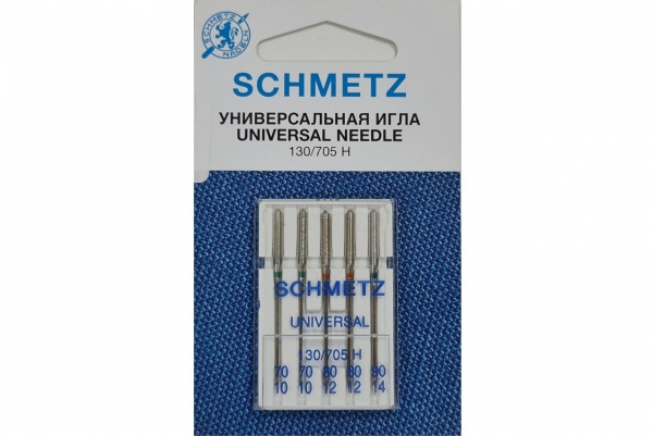 Иглы Schmetz универсальные (70x2, 80x2, 90x1), 5 шт в Калининске